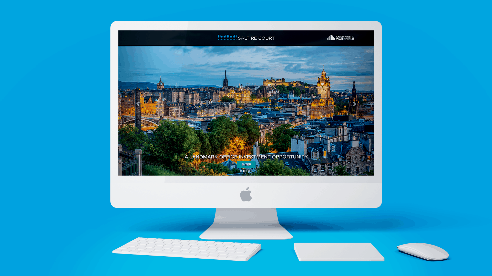 Saltire Court Investment Dataroom Website