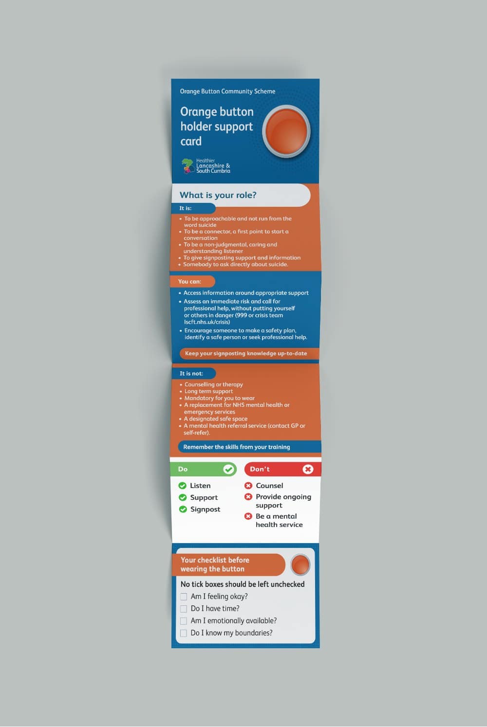Orange Button Community Scheme Orange Button Community Scheme