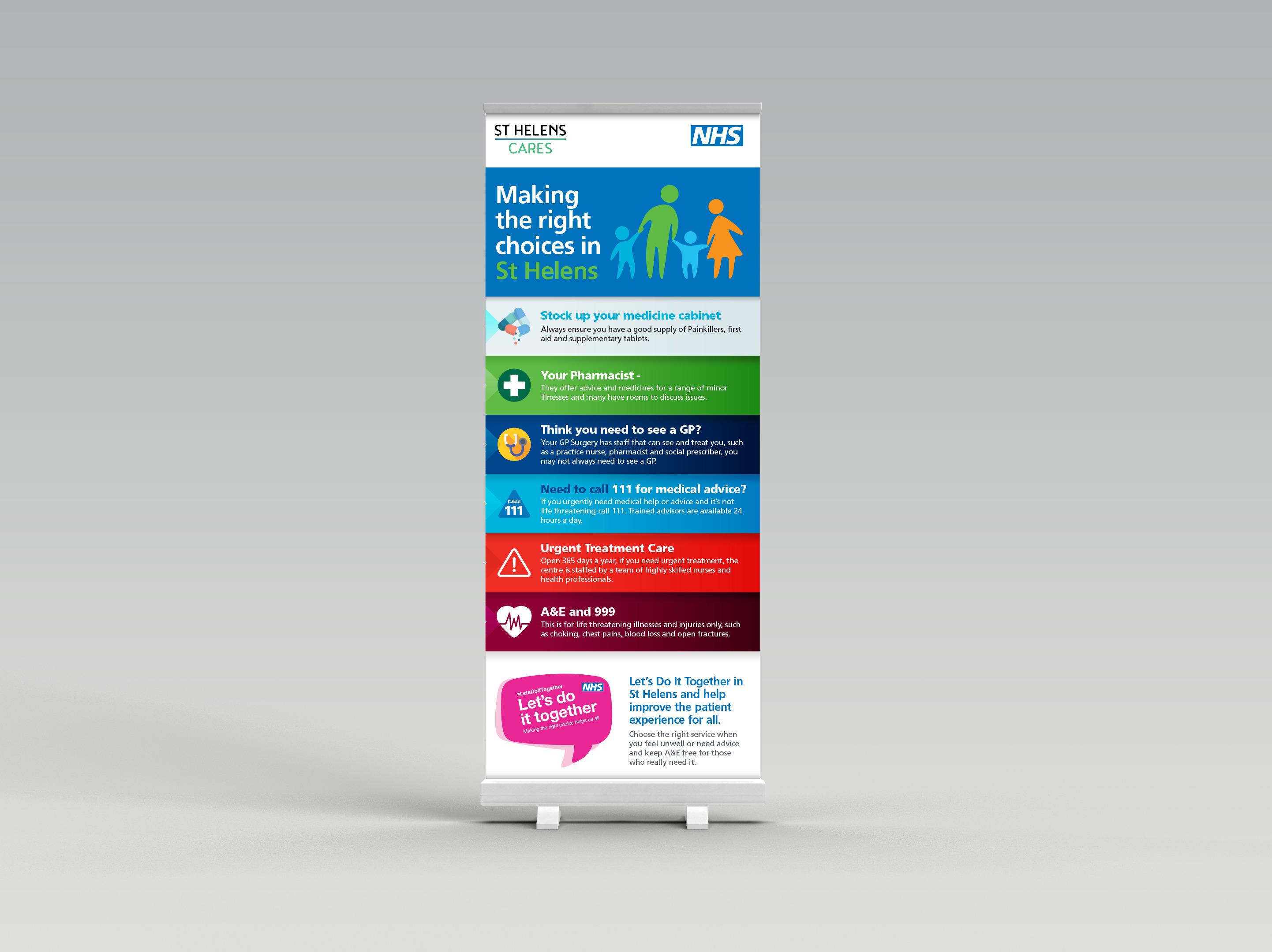 GP Triage Banner Stand