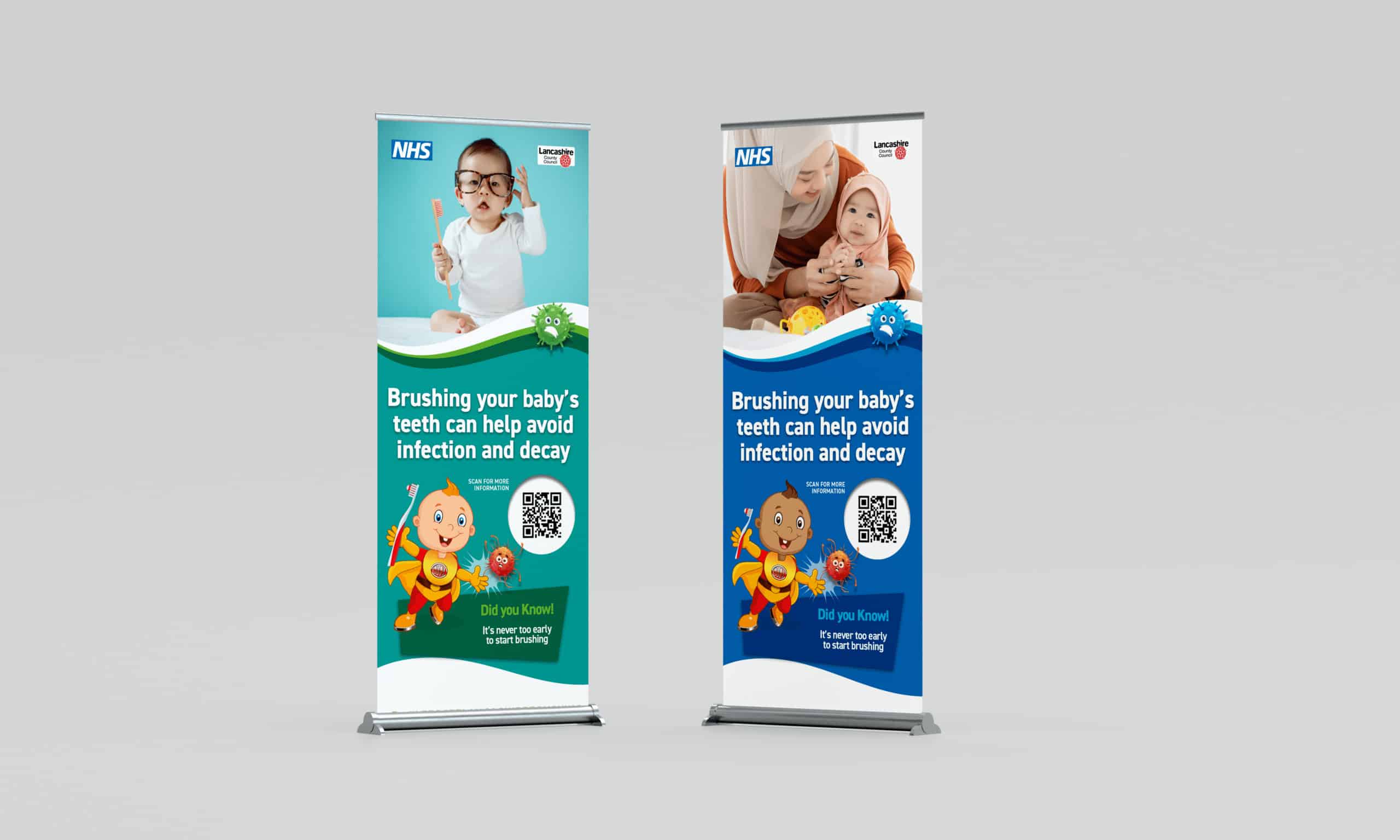 Oral Health Banner Stands