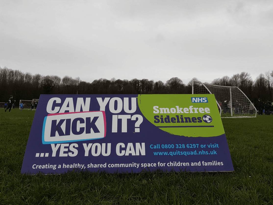 Smokefree Sidelines Cortex Boards designed by Creativeworld