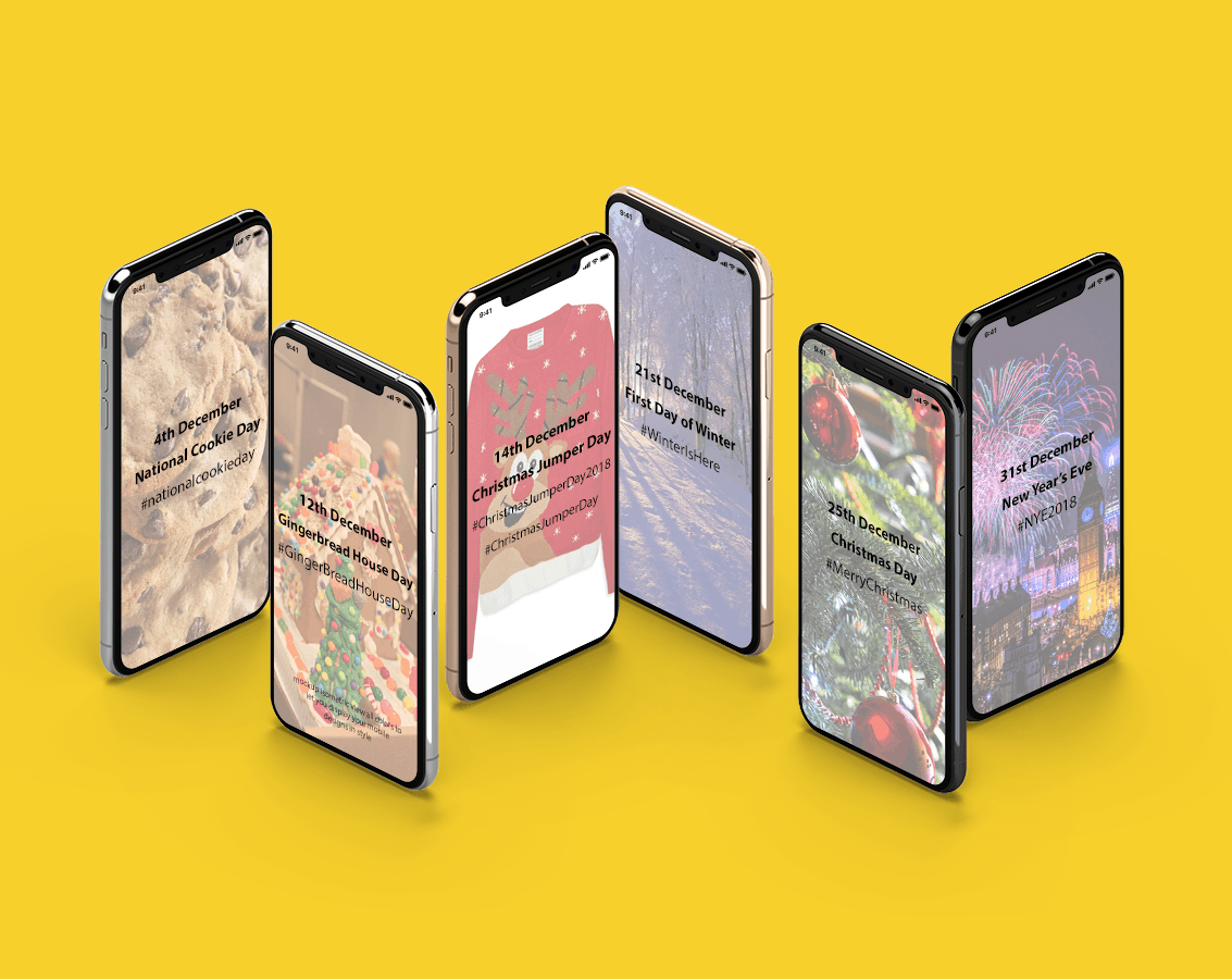 Your December Social Media Content Calendar 2018|