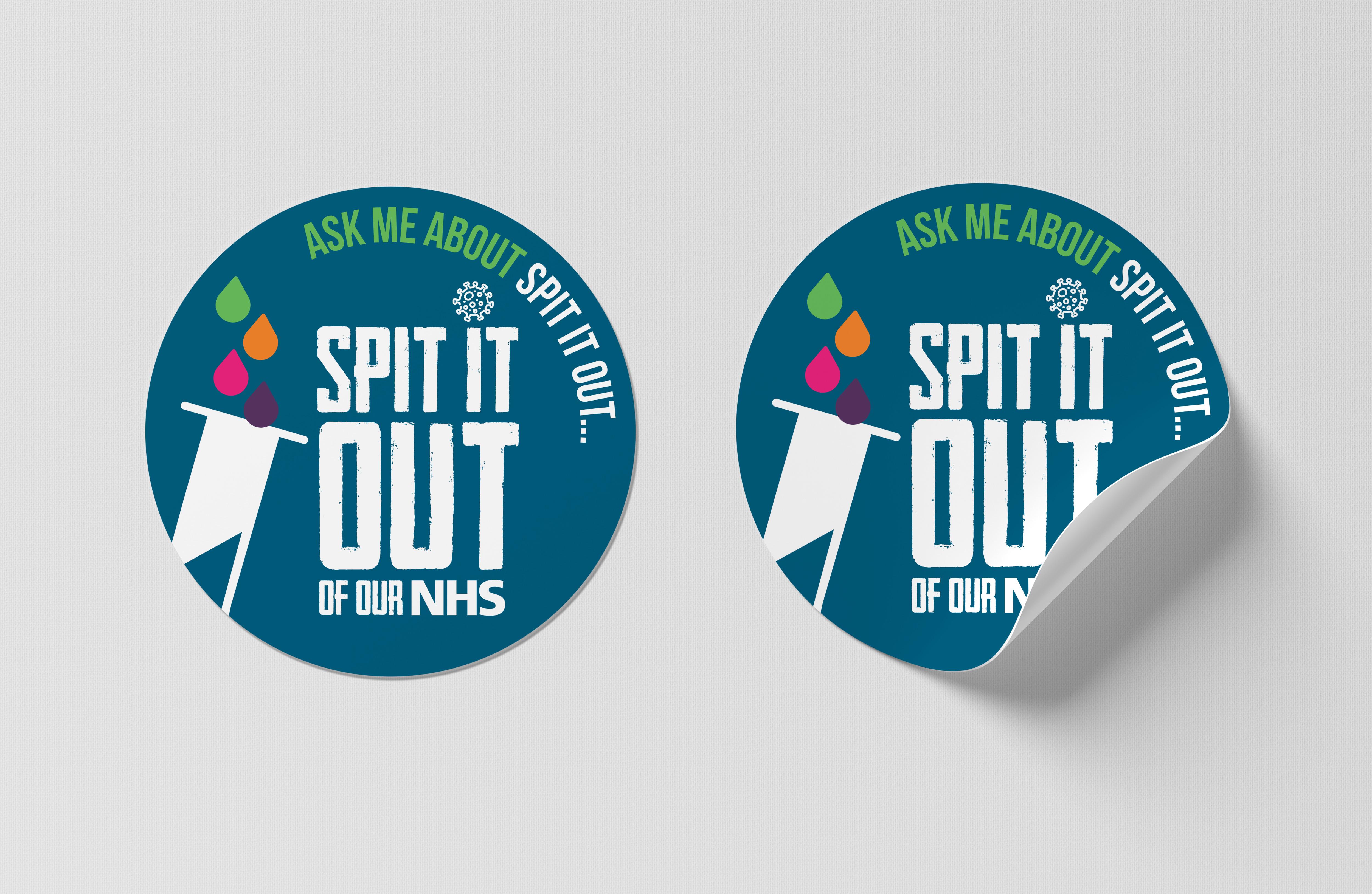 Spit it Out Stickers