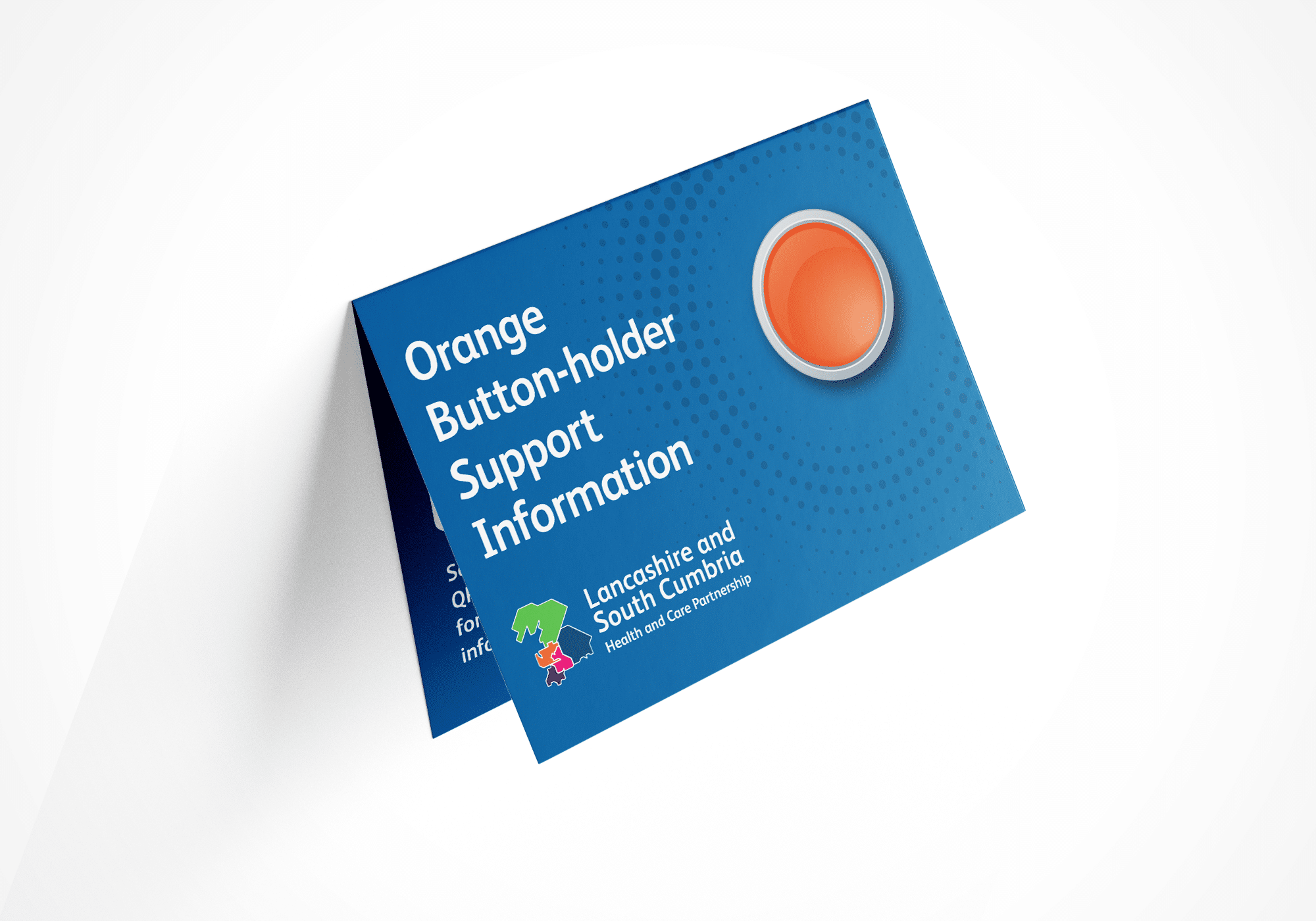 Orange Button Info Card