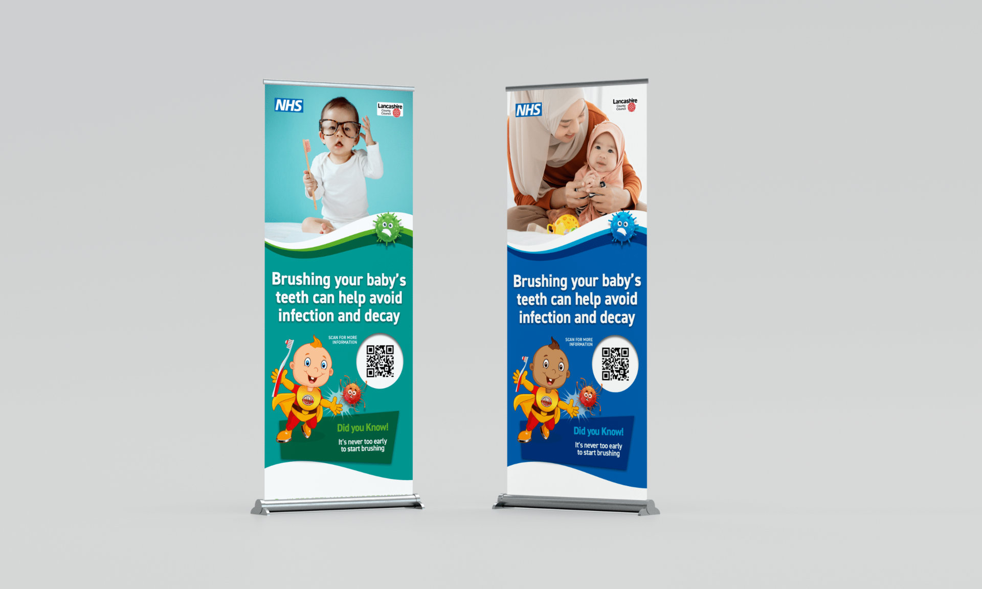 Oral Health Banner Stands