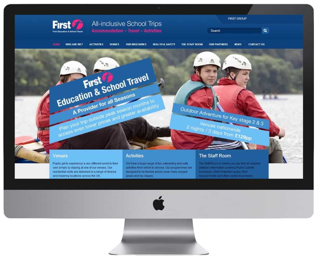First Travel & Education School Trips Website