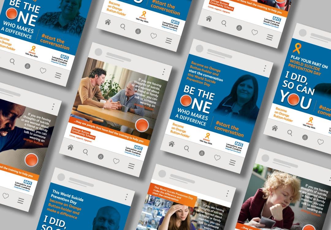 Orange Button Social Media Campaign
