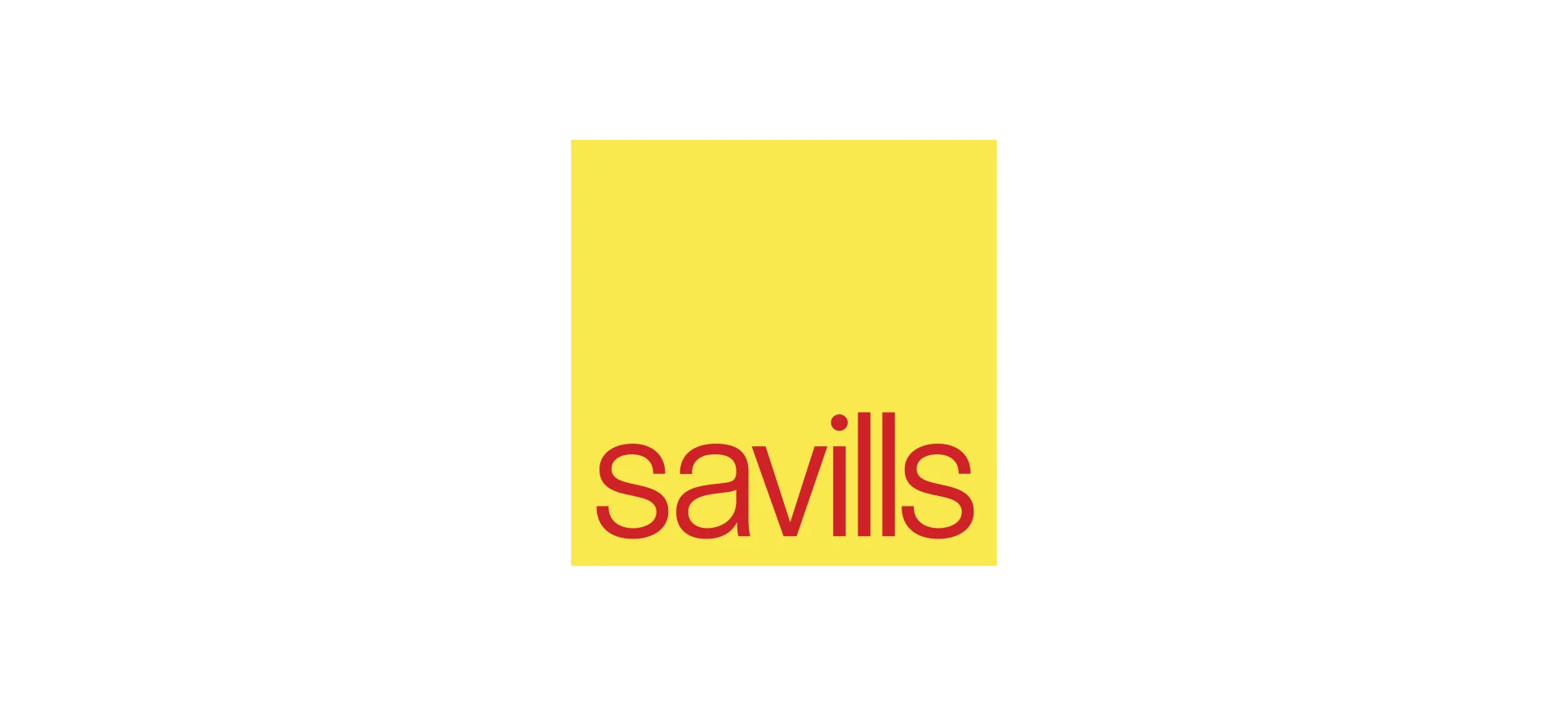 Savills logo on yellow background