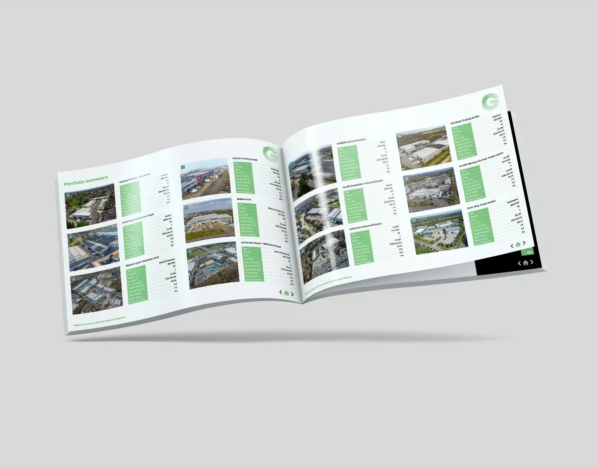 XVI Portfolio Inside Spread 2