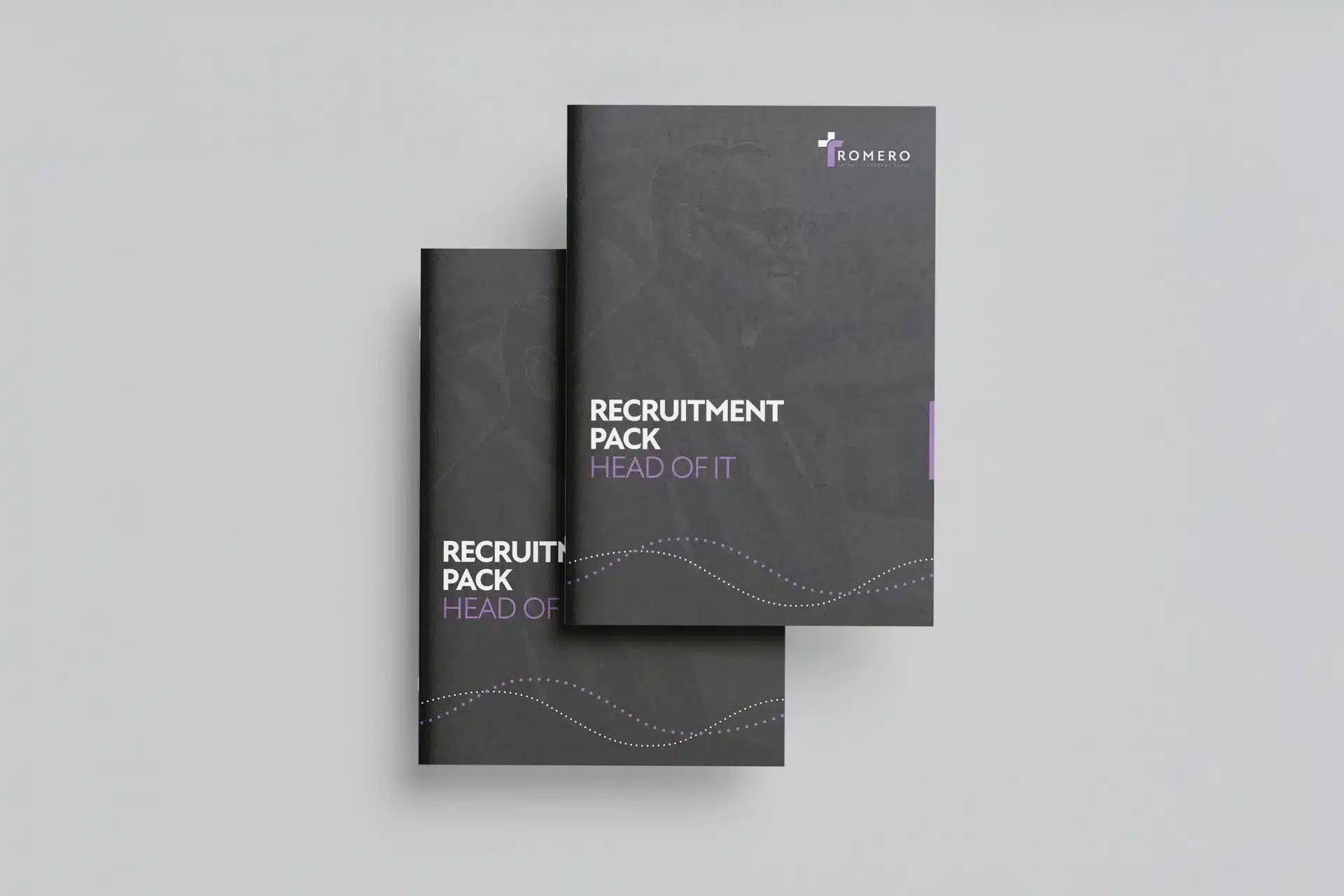 Two recruitment pack brochures