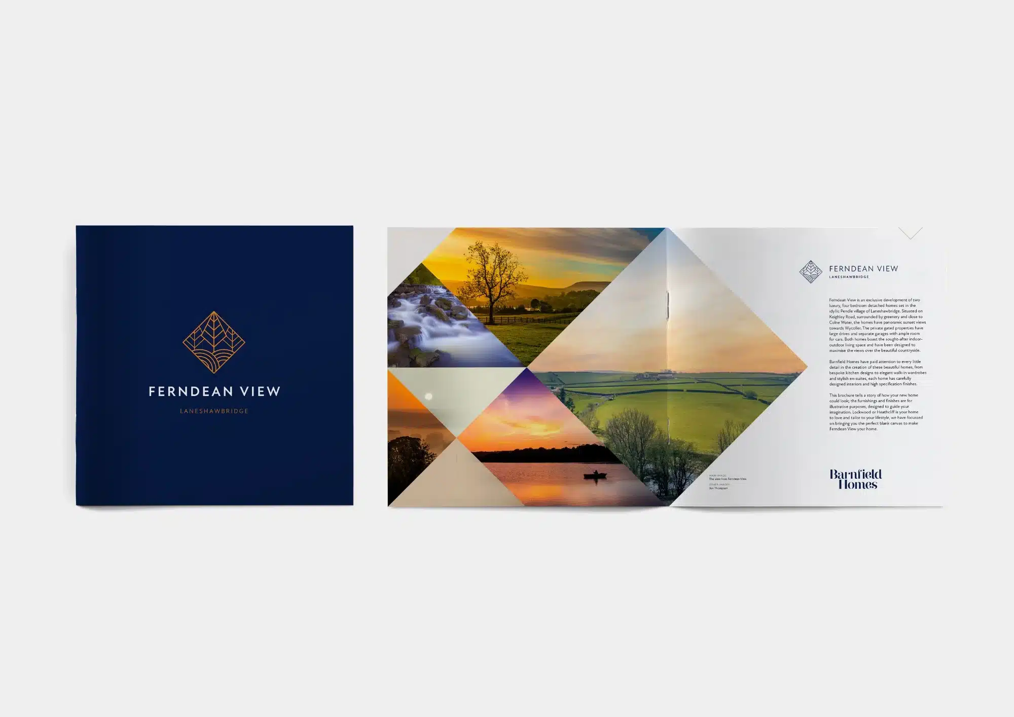 Ferndean View property brochure with scenic countryside imagery